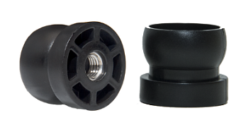 Braccio flessibile snodato flash Elemento di Fissaggio  3/4" Filetto M8 Inox