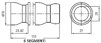 Tubo Flexo Componibile 3/4"